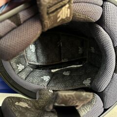 HJC ジュニア レディース バイクヘルメット オフロード Lサイズ 　ブルー/イエロー CL-XY2 　YL(53-54) サイズ 中古　（専用袋付き）の画像