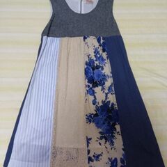 バスト下8枚切替ワンピース　4着セット　Lサイズの画像