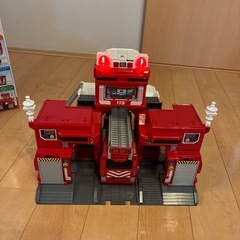 トミカ　変形出動! ビッグファイヤー&コマンドステーション　タカラトミー　トミカタウン　TAKARA TOMYの画像