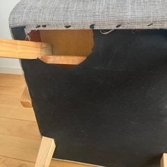 ダイニングソファ moti 2脚セットの画像