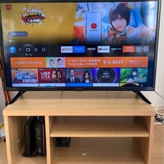 テレビ　32型　テレビ台付きの画像