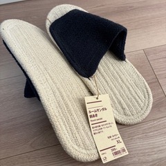 【無料】無印良品　ルームサンダル前あきXLの画像