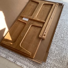 無印　MUJI オーク材　ダイニングテーブルの画像