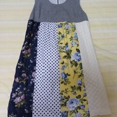 バスト下8枚切替ワンピース　4着セット　Lサイズの画像