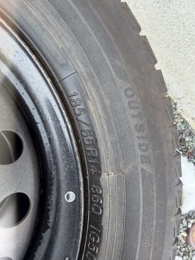 スタッドレスホイール付き　IG50 185/65r14