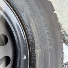 スタッドレスホイール付き　IG50 185/65r14の画像