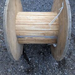 木製 電線 ドラムの画像