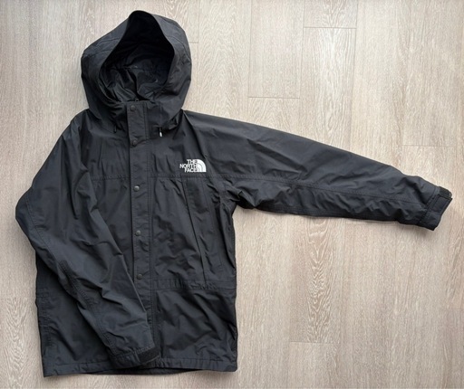 【美品】ノースフェイス マウンテンライトジャケット／XL／ブラック