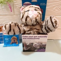 新品未使用　リアル心拍音付 ぬいぐるみ 猫　安心　ヘルスケアの画像