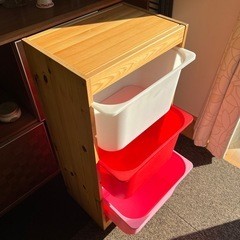 ①おもちゃ収納（ＩＫＥＡ）の画像
