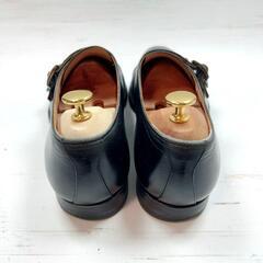 【美品】SCOTCH GRAIN ダブルモンク R1812 レザー 黒 25.5の画像