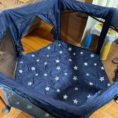 日本育児ベビーサークル　折りたたみ　美品の画像