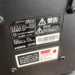 HDMI液晶テレビ、32型、2020年型、の画像