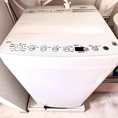 【売却済】Haier全自動洗濯機 4.5kg  ホワイトの画像