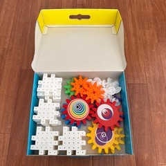 【美品】知育玩具 歯車 ブロック パズルの画像