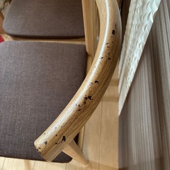 【差し上げます】ダイニングチェア　2脚の画像