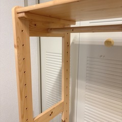 【0円】【美品】木製ハンガーラックの画像