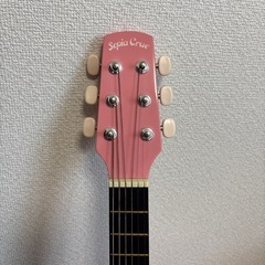 子供ギター　ピンクの画像