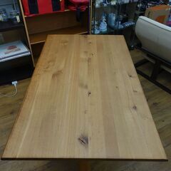 状態良好！飛騨産業 キツツキ 森のことばシリーズ ダイニングテーブル ホワイトオーク CZ313WP エキスパート藤沢辻堂店の画像