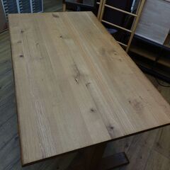 状態良好！飛騨産業 キツツキ 森のことばシリーズ ダイニングテーブル ホワイトオーク CZ313WP エキスパート藤沢辻堂店の画像