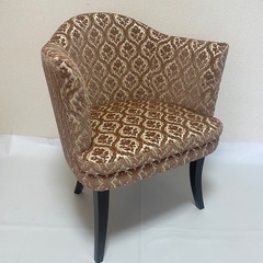 アンティーク　アームチェア 2脚セット 薔薇 ベルベット チェアの画像