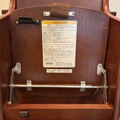 カトージ　木製ハイチェアの画像