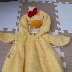今週末まで！美品！1度のみ使用！ひよこ　コスプレ　80-90サイズの画像