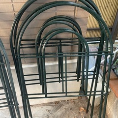 挿すだけガーデンフェンス１１個+穴掘り器セットの画像