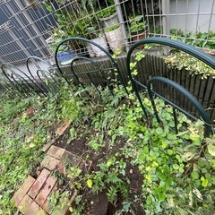 挿すだけガーデンフェンス１１個+穴掘り器セットの画像