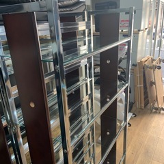 5段　ラック　ガラス棚の画像