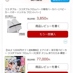 【双子ベビーカー】エアバギー ココ ダブルEX フロムバースの画像