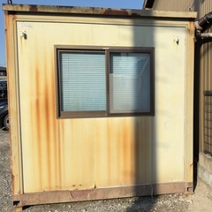 25万円　コマツ　スーパーハウス　コンテナハウス　4坪ハウス　プレハブ　引取限定の画像
