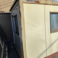 25万円　コマツ　スーパーハウス　コンテナハウス　4坪ハウス　プレハブ　引取限定の画像