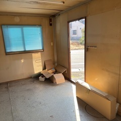 25万円　コマツ　スーパーハウス　コンテナハウス　4坪ハウス　プレハブ　引取限定の画像