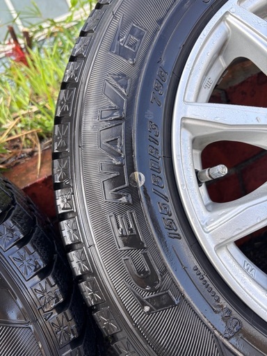 [取引中]155/80R 13インチ　アルミホイール付き　スタッドレスタイヤ