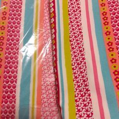 入学準備のために揃えた生地セットの画像