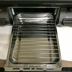 【北見市発】リンナイ Rinnai ガスコンロ KGDM67BKR RT67JH 2022年製 LPガス用 黒 (E3800wYM)の画像