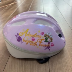 ラプンツェル子供用自転車ヘルメット‼️【ほぼ新品】の画像