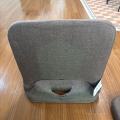 座椅子2脚セット【カバー付】の画像