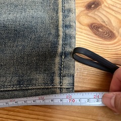 【ダメージ加工】新品未使用 ジーンズ Lサイズの画像