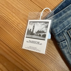 【ダメージ加工】新品未使用 ジーンズ Lサイズの画像