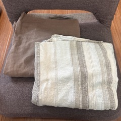 座椅子2脚セット【カバー付】の画像