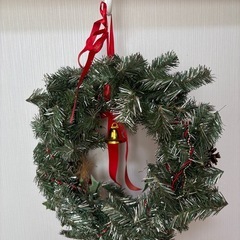 クリスマスリースの画像