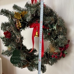 クリスマスリースの画像