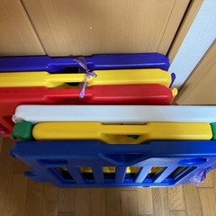 ベビーサークル　ベビーゲート　ベビーフェンス　日本育児　6枚セットの画像