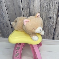 ネコ ぬいぐるみ 中身ビーズの画像