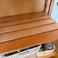 ニトリ　パインラック　4段　ストッカーの画像