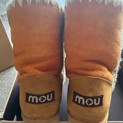 mouムートンブーツ  ♪オレンジの画像