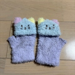 手袋　パープルの画像