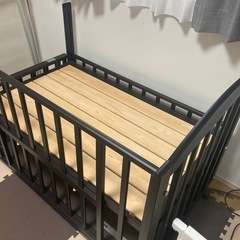 ヤマサキ　ツーオープンベビーベッドの画像